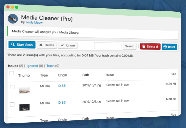 Media Cleaner Pro 7.0.1专业版|WordPress媒体库自动清理优化插件插图