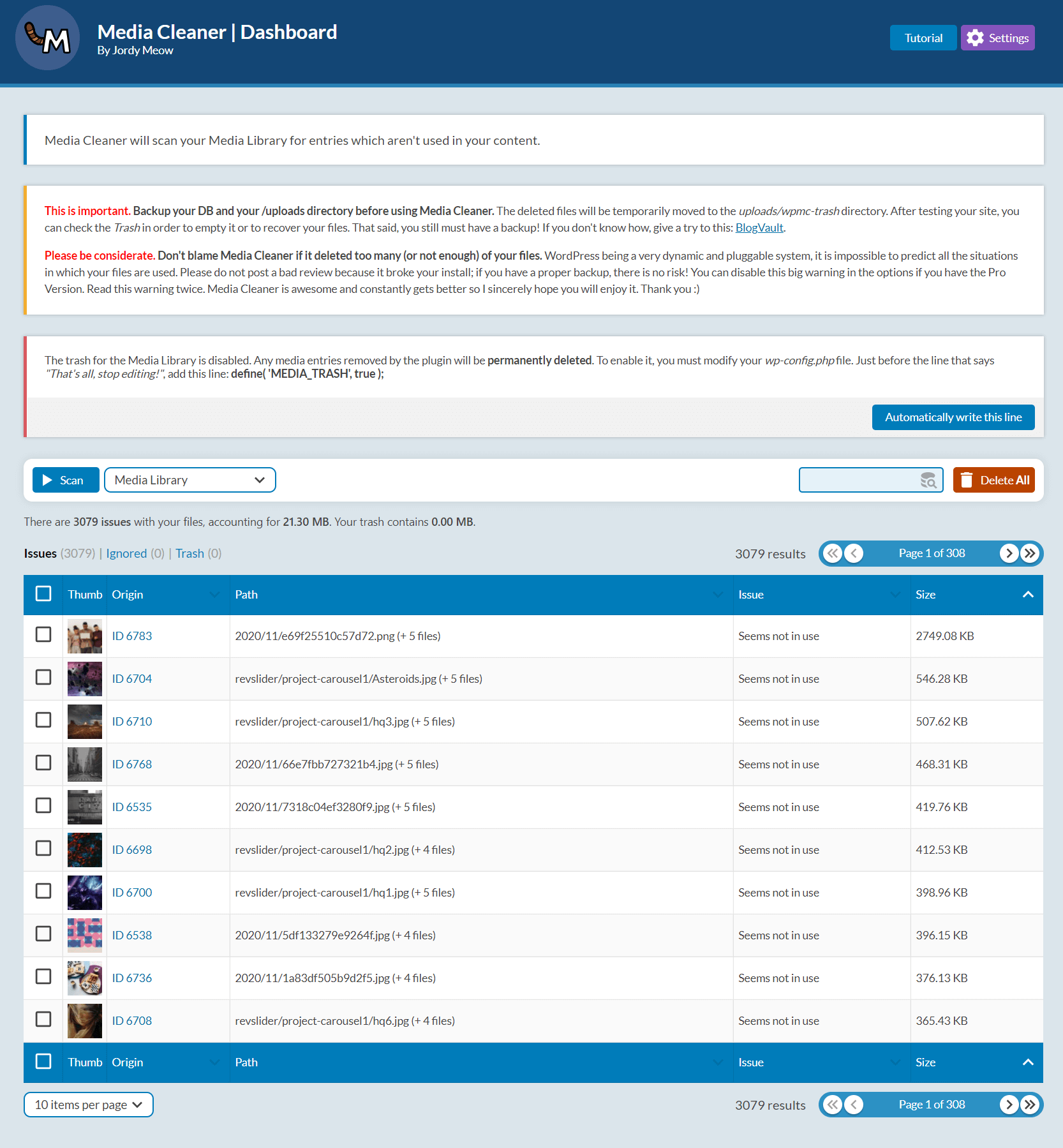 Media Cleaner Pro 7.0.1专业版|WordPress媒体库自动清理优化插件插图1